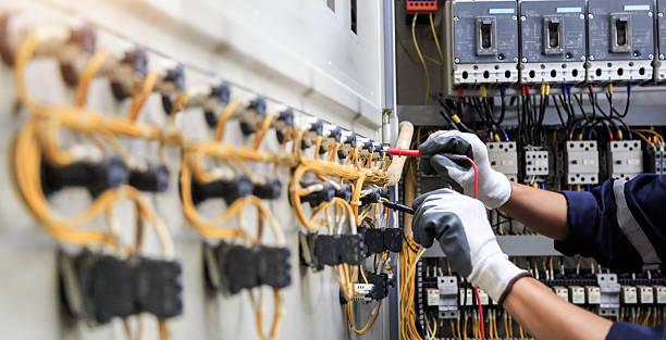 Professional Electrician technician working in Harwich Center, MA